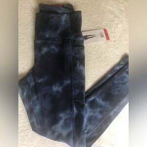 Danskin Blue Tie-Dye Leggings